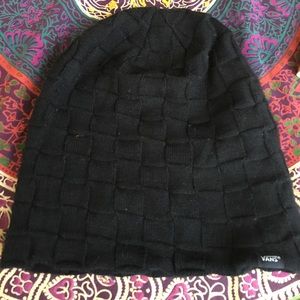 Vans black slouchy beanie